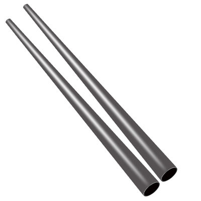 Tubes coniques en fibre de carbone à faible déflexion noir UD direct mat