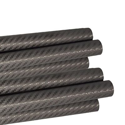 Tubes en fibres de carbone à module spécifique élevé, longues, à 0% de teneur en cendres et NOVE Volatile