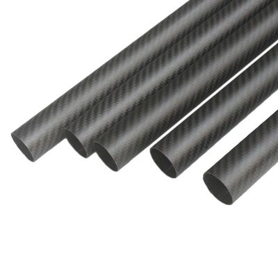 Tubes en fibres de carbone à module spécifique élevé, longues, à 0% de teneur en cendres et NOVE Volatile