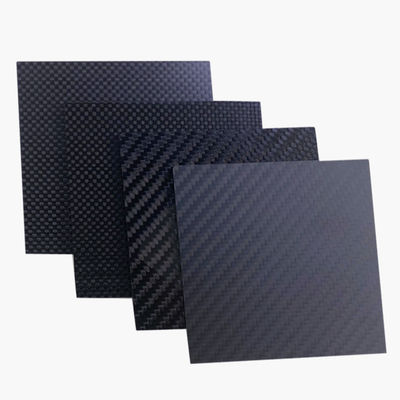Machining personnalisé CNC de tôle en fibre de carbone avec conception 3K Twill Plain et technologie de presse