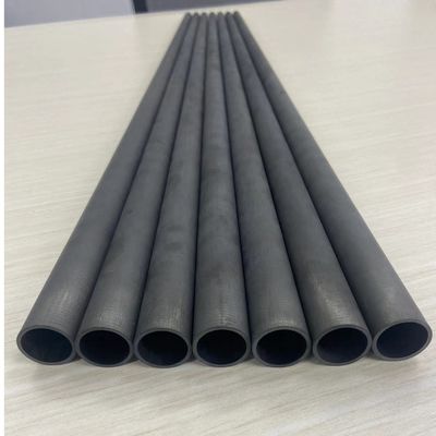 Tête en cuir de billard en noir en fibre de carbone grosse et petite en carbone