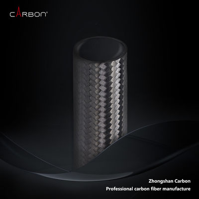 Champ d'aviation 100% tube solide en fibre de carbone 3K Twill tube rond pour les accessoires de drones