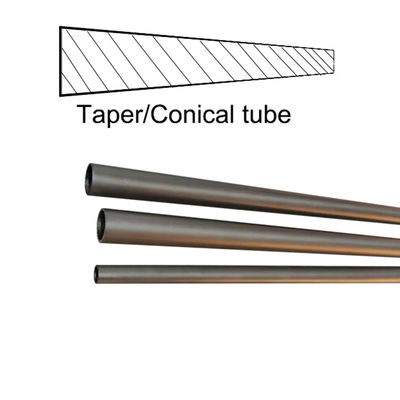 1200 mm Tubes coniques en fibre de carbone Nettoyage des gouttières Poile de dégagement sous vide pour pôle conique