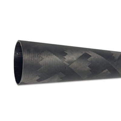 Tubes d'échappement en fibres de carbone 3k à fibres de fibre de carbone enduites pour l'industrie