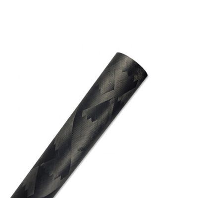 98% de C Contenu de fibres de carbone non volatils Tubes hexagonales de 25 mm 3K Tubes ovaux de carbone