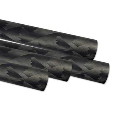 Tubes d'échappement en fibres de carbone 3k à fibres de fibre de carbone enduites pour l'industrie