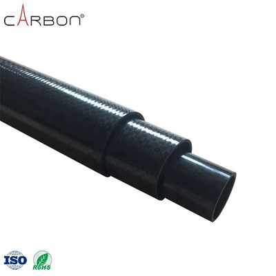 Tubes en fibres de carbone de 200 mm pour chaussures de sport Tissu de forme ronde Performance extérieure durable