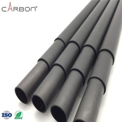 Tubes en fibres de carbone de 200 mm pour chaussures de sport Tissu de forme ronde Performance extérieure durable