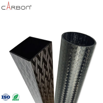 Contenu en H résistant et durable % 0,009% Tube en fibre de carbone pour équipement de machines de sport
