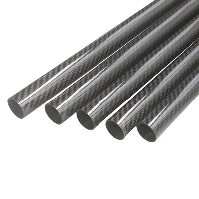 Tubes raisonnables en fibres de carbone de 3k avec une teneur en H de 0,009% et une teneur en N de 0,001%