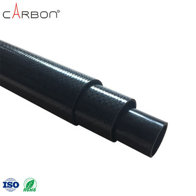 Tubes raisonnables en fibres de carbone de 3k avec une teneur en H de 0,009% et une teneur en N de 0,001%