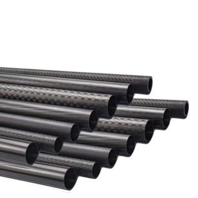 Épaisseur personnalisée Poteaux de poussée en fibre de carbone 21 pieds Longueur 0,5-25,4 mm Diamètre multi-section