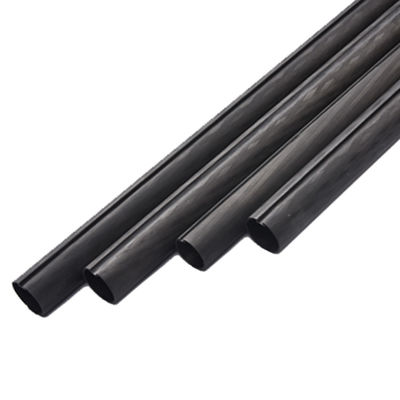 Tubes en fibres de carbone acceptées par OEM avec résine époxy et matériau en fibres de carbone 3K