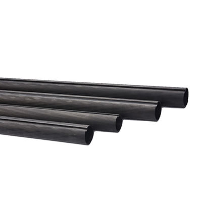 Tubes en fibres de carbone acceptées par OEM avec résine époxy et matériau en fibres de carbone 3K