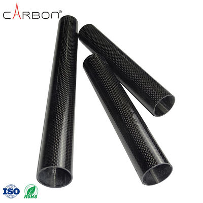 Taille personnalisée Tube droit en fibres de carbone pour le canot de remorquage