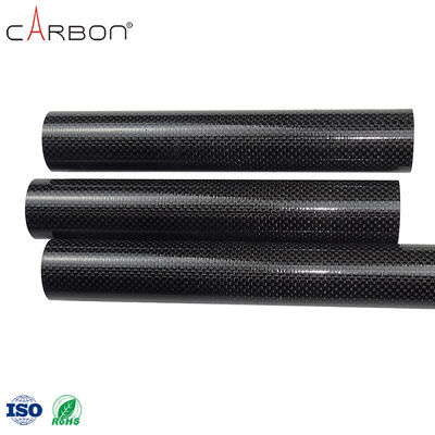 Taille personnalisée Tube droit en fibres de carbone pour le canot de remorquage