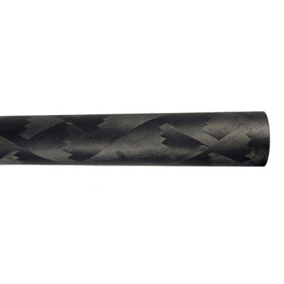 98% de C Contenu de fibres de carbone non volatils Tubes hexagonales de 25 mm 3K Tubes ovaux de carbone