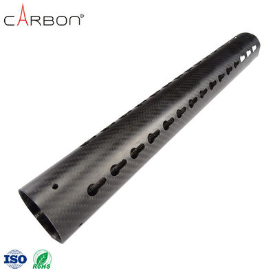 Tubes en fibre de carbone d'épaisseur personnalisée pour voilier comme porteuse d'activateur chimique