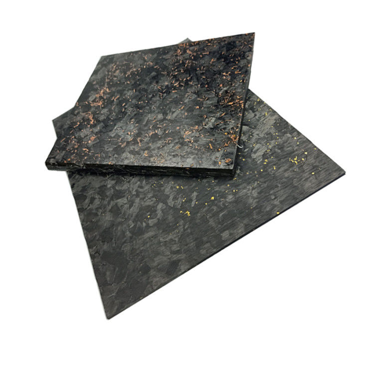 Plaque en fibre de carbone de marbre de haute résistance 9 mm plaque forgée avec broyeur de cuivre rouge