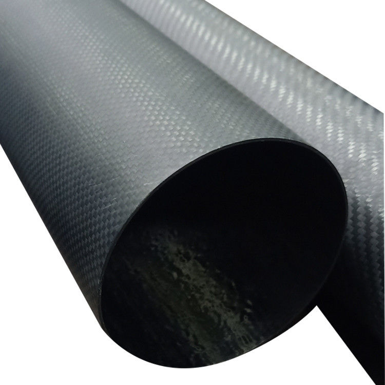 Grand tube en fibre de carbone 3k personnalisé pour des températures inférieures à 120 °C 100 mm 120 mm 180 mm 200 mm 230 mm