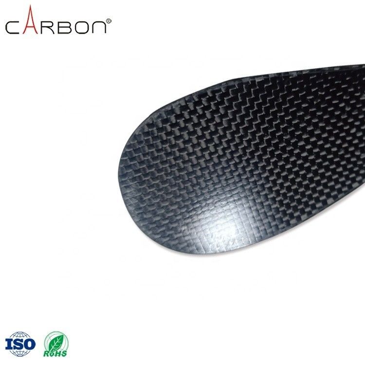Logo personnalisé en fibre de carbone pour les pieds plats