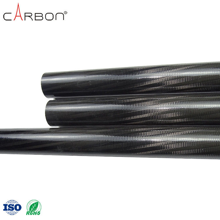 0.001% de teneur en N et 0,005% de teneur en S Tubes en fibres de carbone de haute résistance pour gaffe de pêche